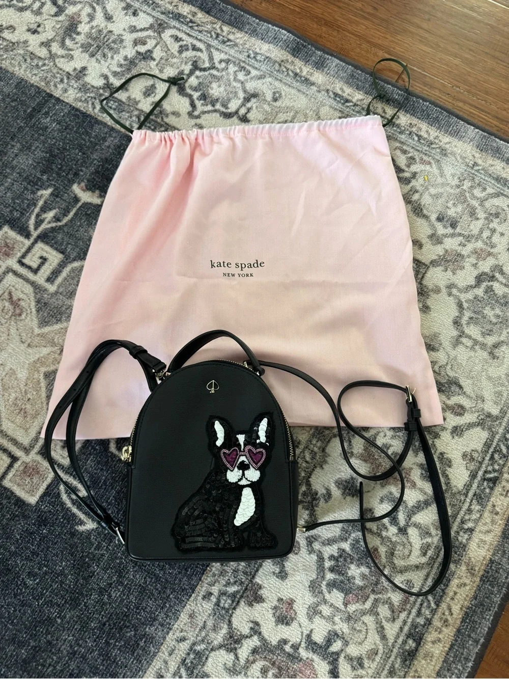 Kate Spade Amelia Francois French Bulldog Backpack